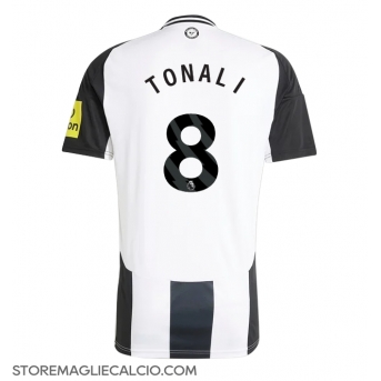 Newcastle United Sandro Tonali #8 Maglia Gara Casa Repliche 2024-25 Maniche Corte